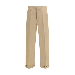 Golden Goose Cotton Chino Pants Men Bicolor Jeans & Pants